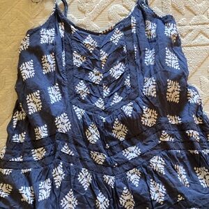 Volcom Blue Printed tunic